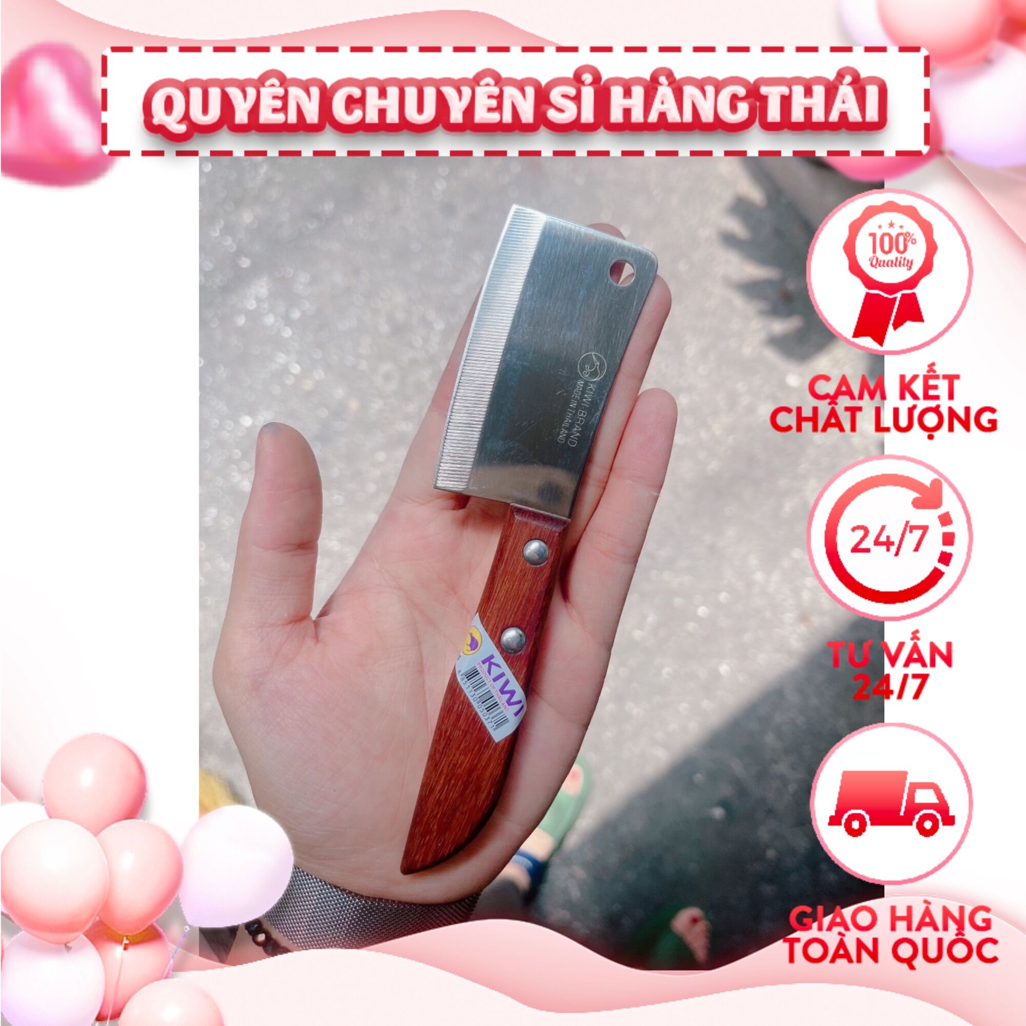 Dao kiwi gọt hoa quả siêu xinh thái lan