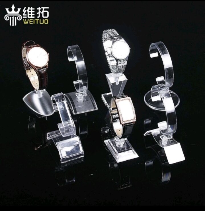 Giá trưng bày đồng hồ / trang sức / vòng tay nhựa mika có thể tháo rời