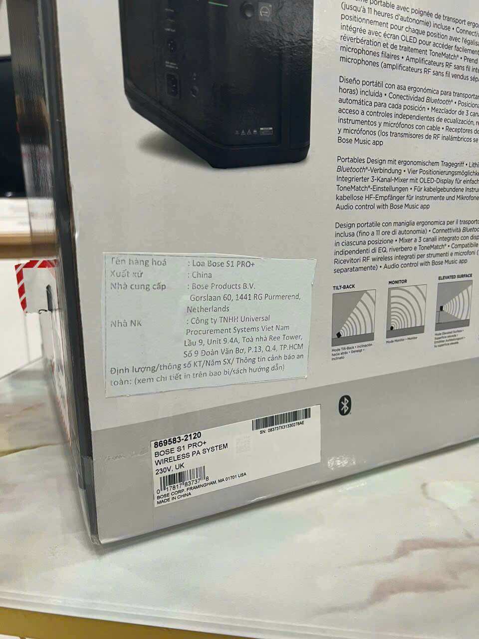 Loa di đông Bluetooh chính hãng Bose S1Pro và S1Pro+