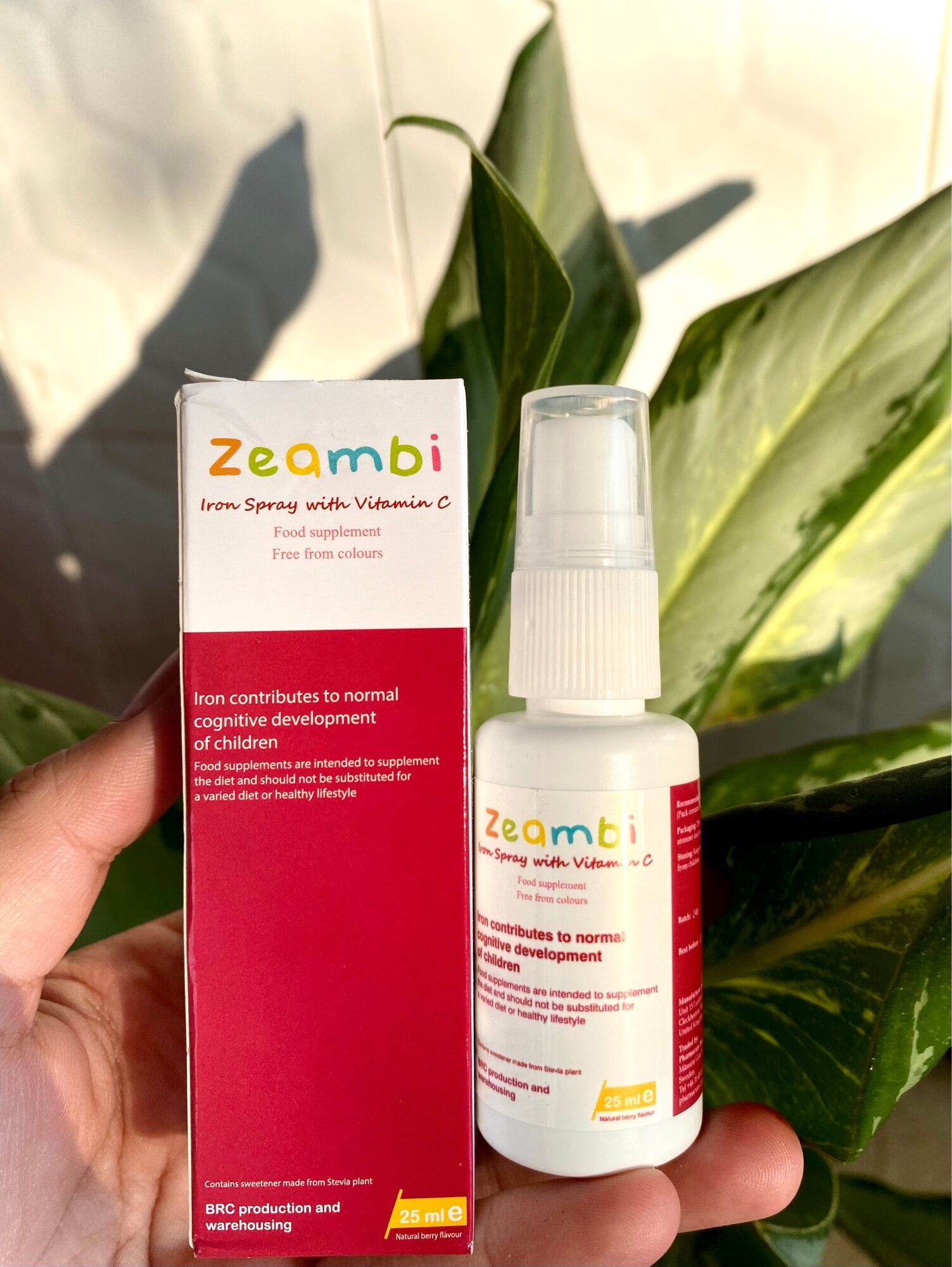 Sắt Zeambi Sắt Dạng Xịt Cho Bé