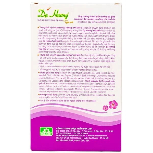 Dung dịch vệ sinh phụ nữ Dạ Hương Lavender 100Ml