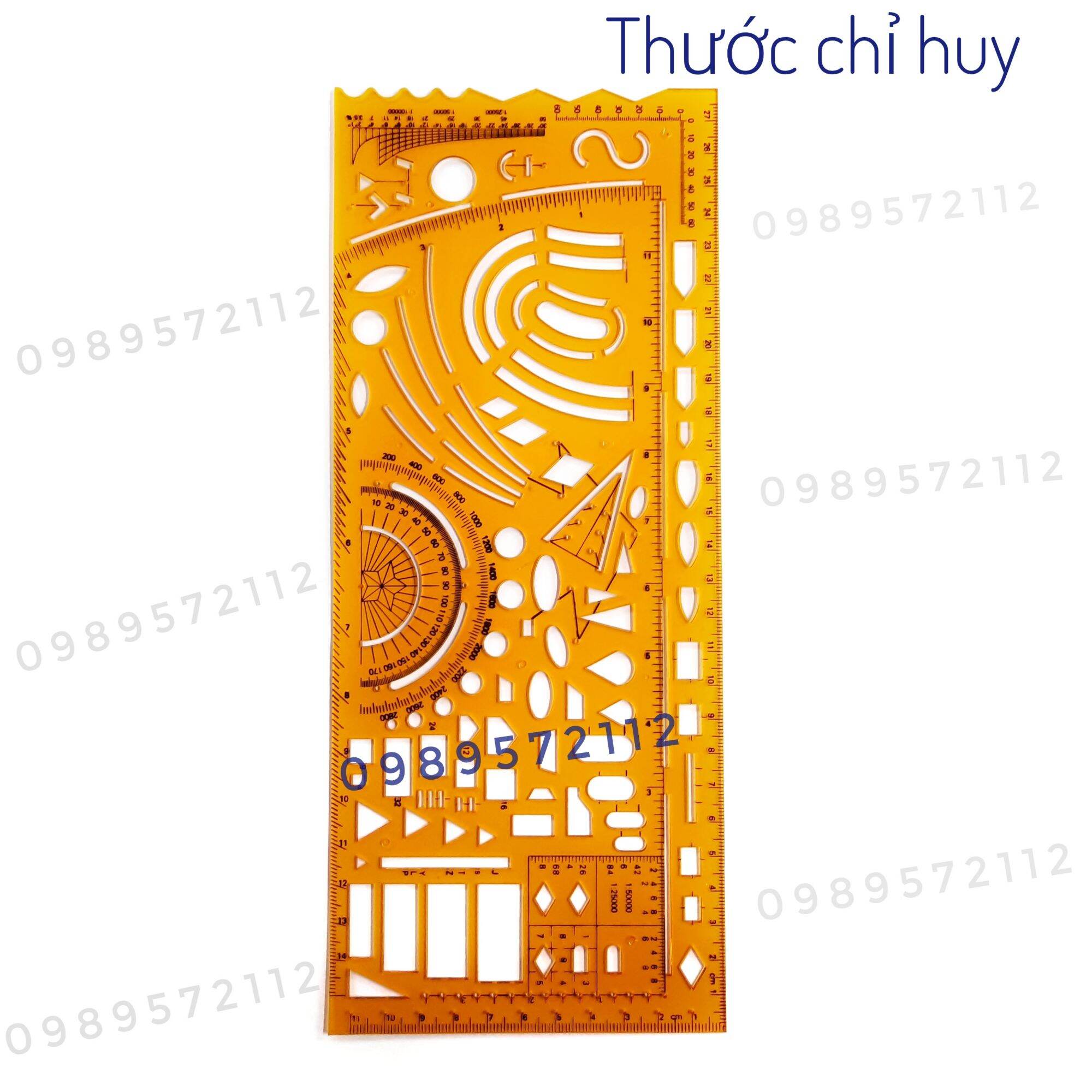Thước chỉ huy (1 cái).