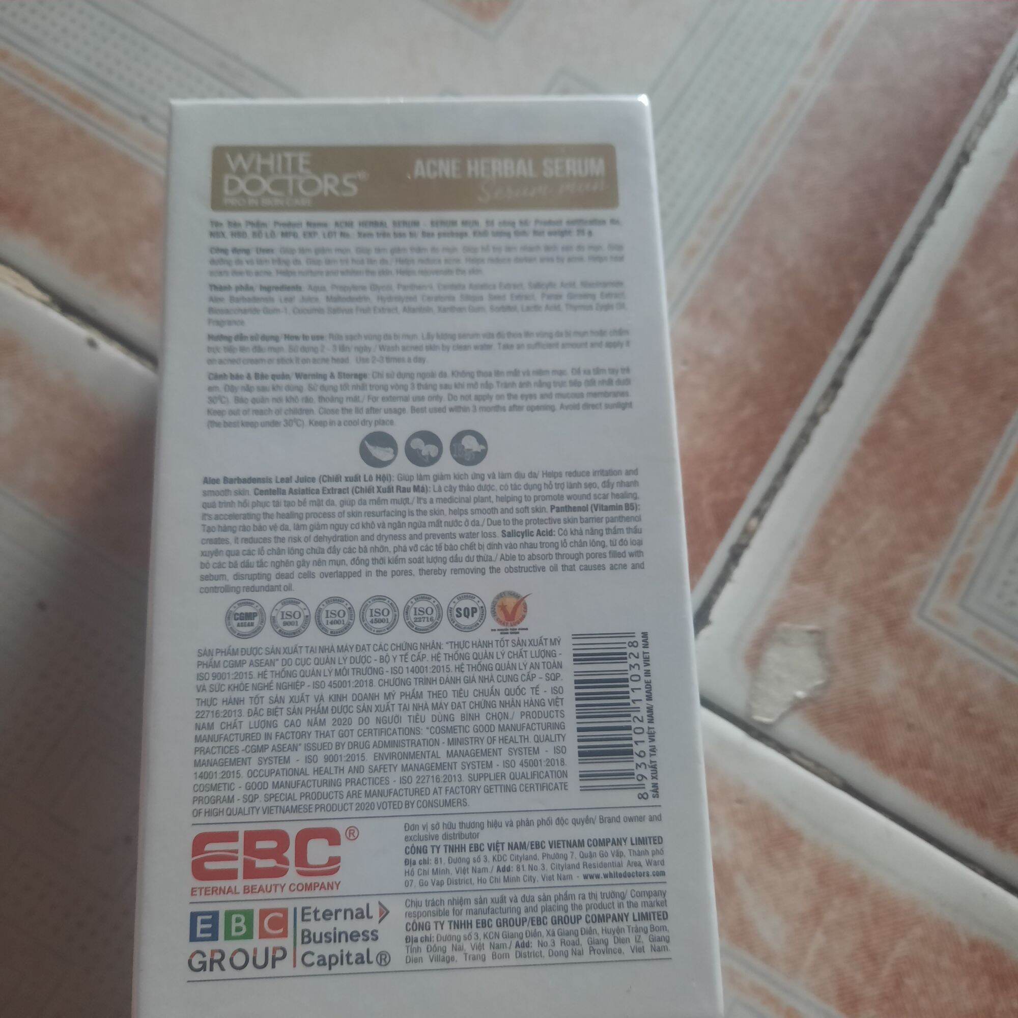 serum white doctors acne herbal (mụn)