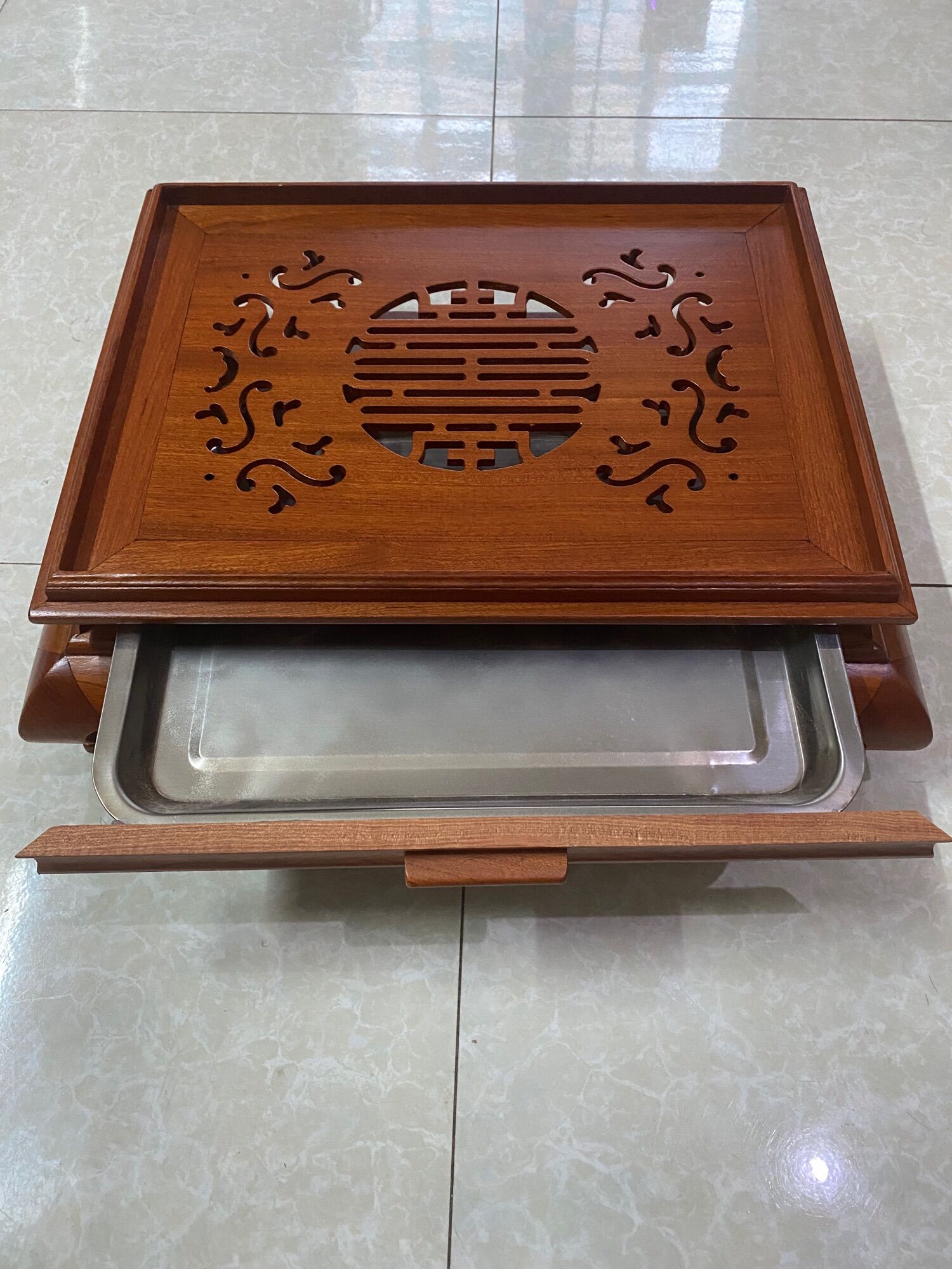 Khay trà phòng khách gỗ hương hàng cao cấp ( nhiều mẫu )