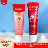 Colgate | Kem Đánh Răng Muối Hồng Himalaya Hương Hoa Hồng Trắng Răng Mát Lạnh