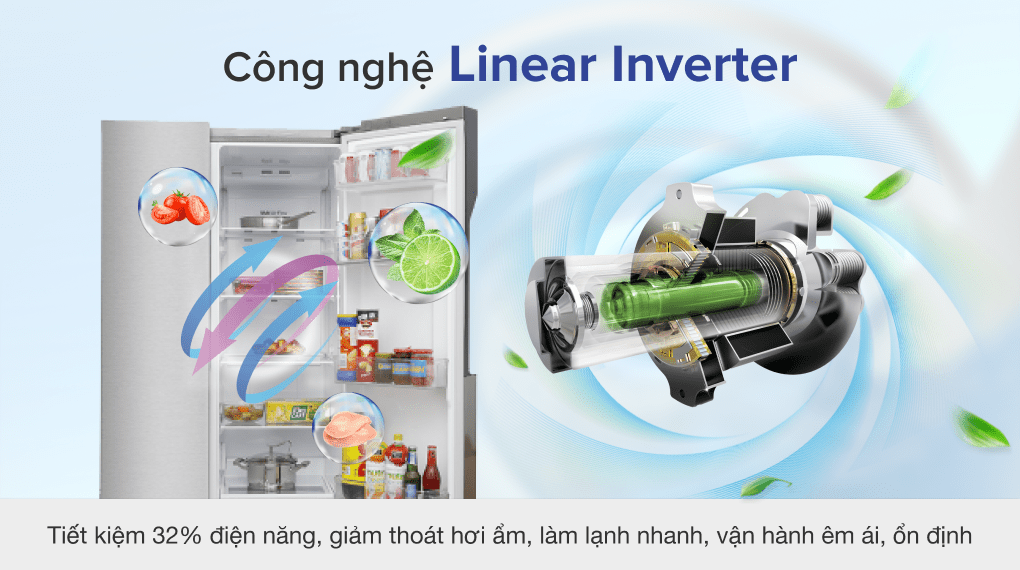 TU LANH INVERTER 613 LIT GR-B247JDS- GiaoTphcm