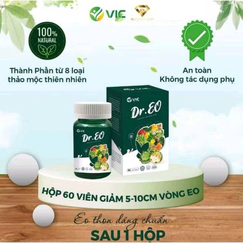 Viên uống Giảm Cân, Giảm Mỡ Bụng Dreo Hộp 60 viên Chính Hãng