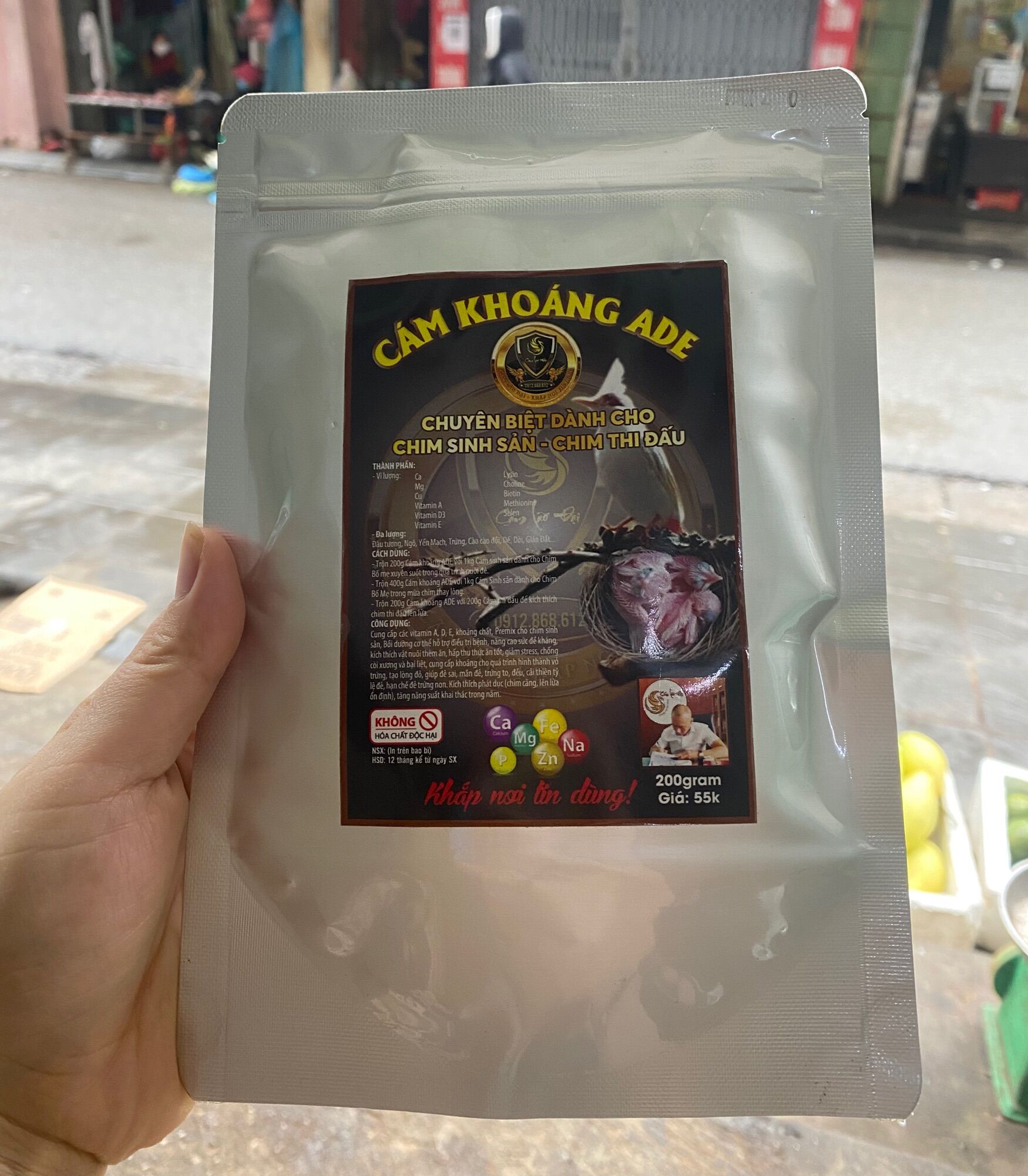 Cám khoáng ade lão đại