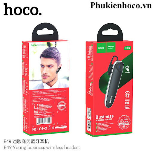 Tai nghe Bluetooth Hoco E49 Chính Hãng pin trâu bò 20h