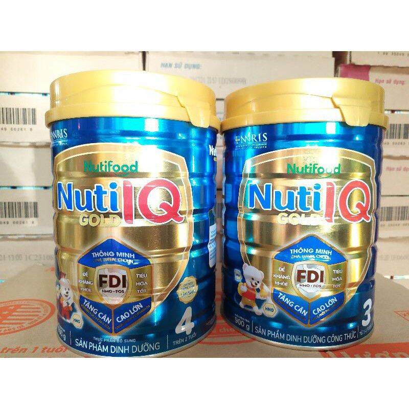 SỮA BỘT NUTI IQ GOLD 3 VÀ 4 900G