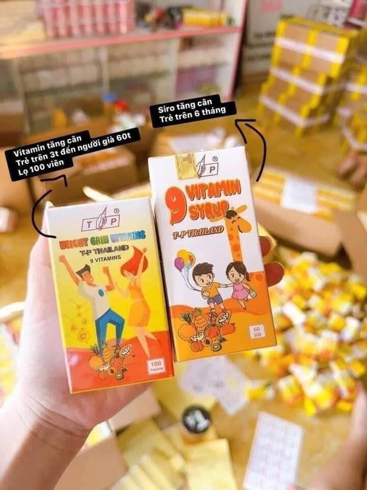 Sỉ 9 VITAMIN tăng cân TP Thái Lan 🇹🇭🇹🇭 ( Chính Hãng)