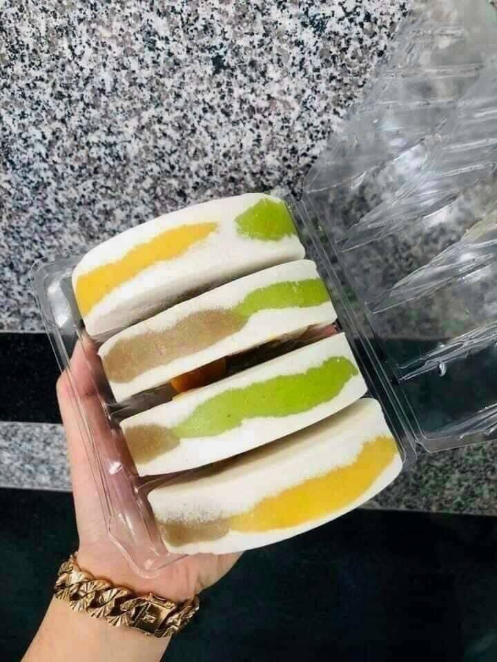 Bánh in trứng muối mix 3 nhân ( đậu xanh - sầu riêng - khoai môn )🌕🍃🌺