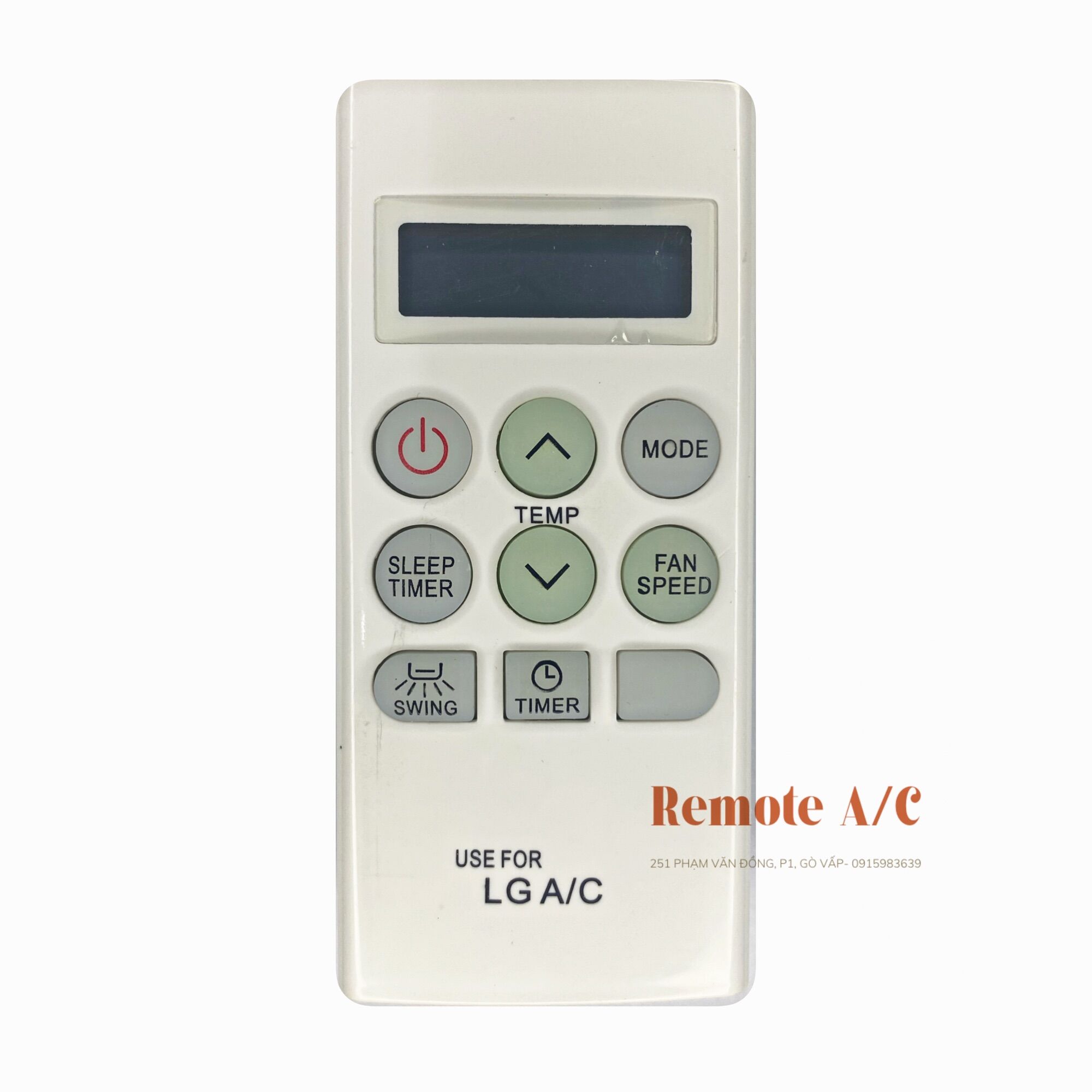 REMOTE máy lạnh LG ( tặng pin )