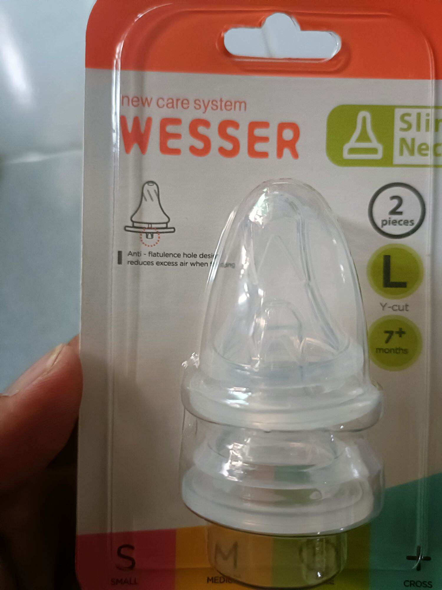 Núm lẻ 1 núm cổ hẹp wesser núm silicon siêu mềm hàng chính hãng cty
