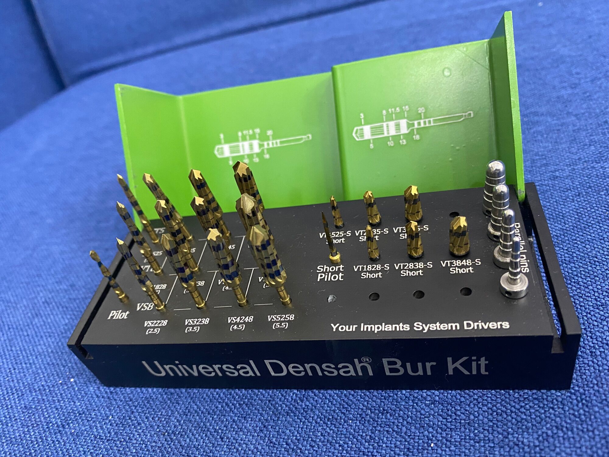 Bộ mũi khoan nong nén nâng xoang kín nha khoa - densarh bur kit