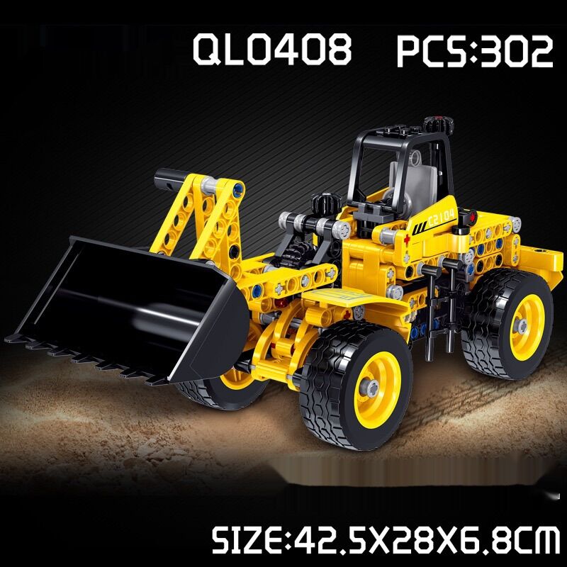 302PCS ĐỒ CHƠI LEGO LẮP GHÉP MÔ HÌNH XE MÁY XÚC TECHNIC QL0408