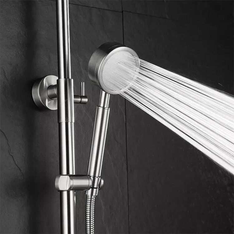 Vòi hoa sen tăng áp inox 304 ( có dây và bát gài)