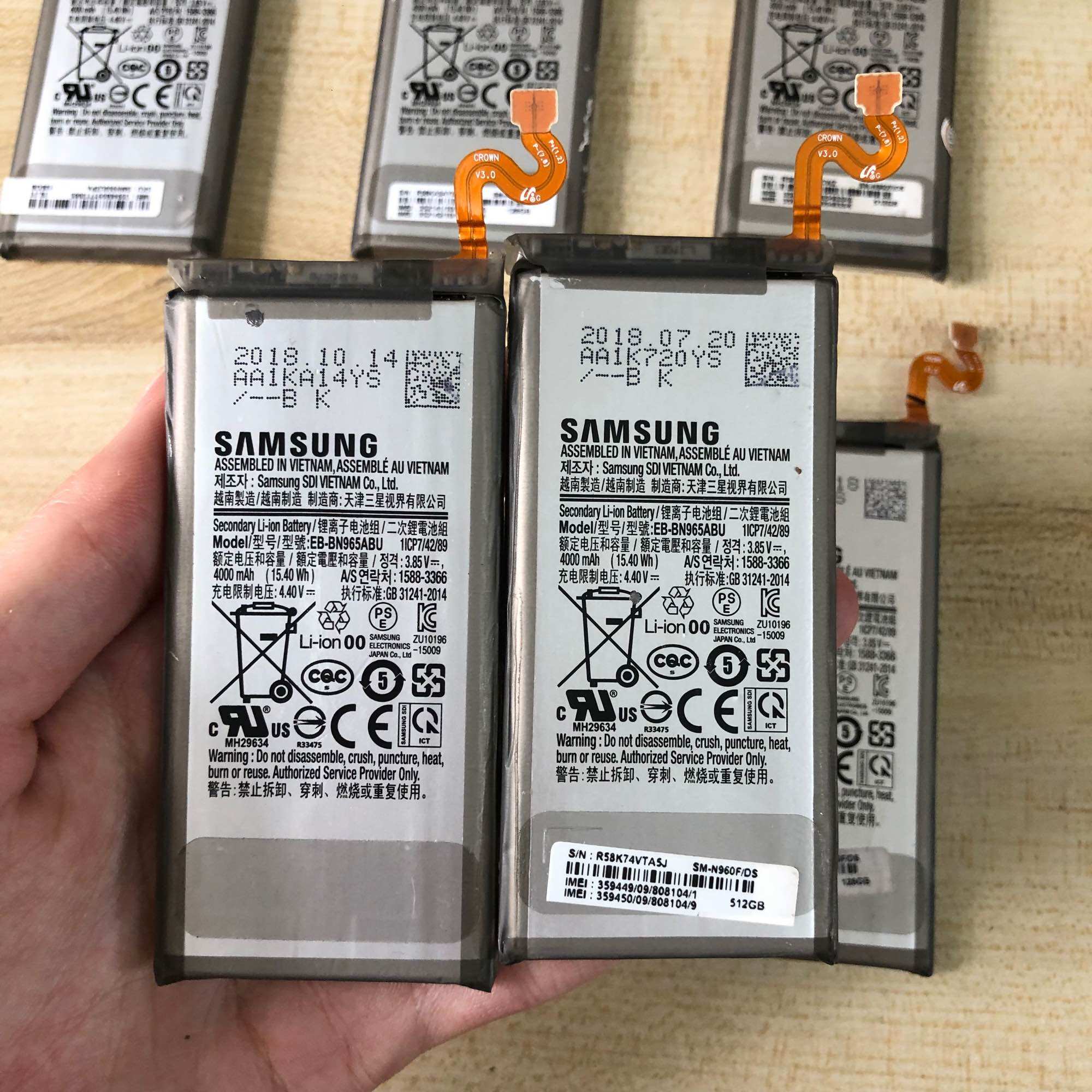 Pin Samsung Galaxy Note 9 ( SM-N960F/DS ) Zin Hàng Cao Cấp.