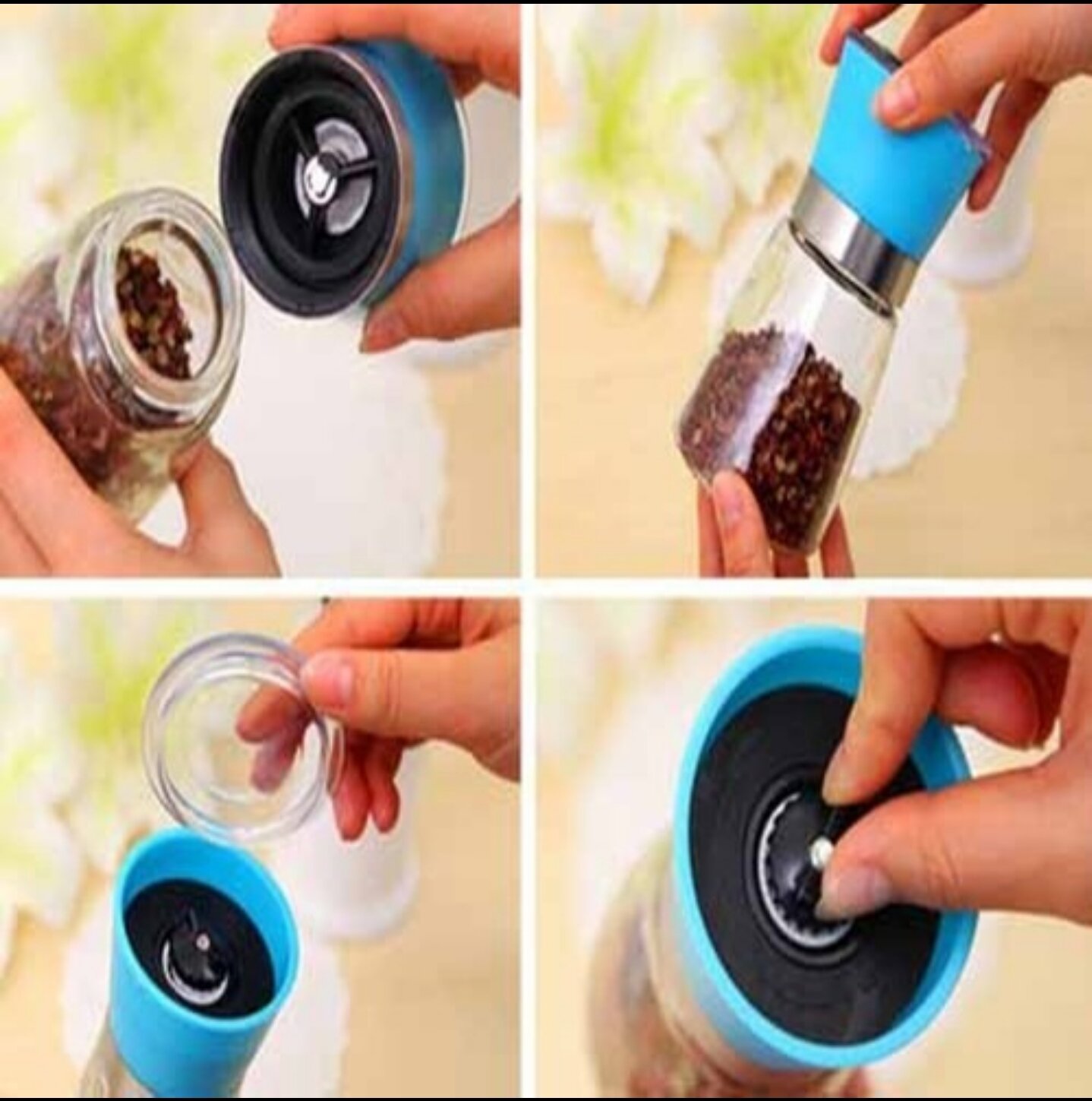 Dụng cụ xay hạt tiêu bằng tay