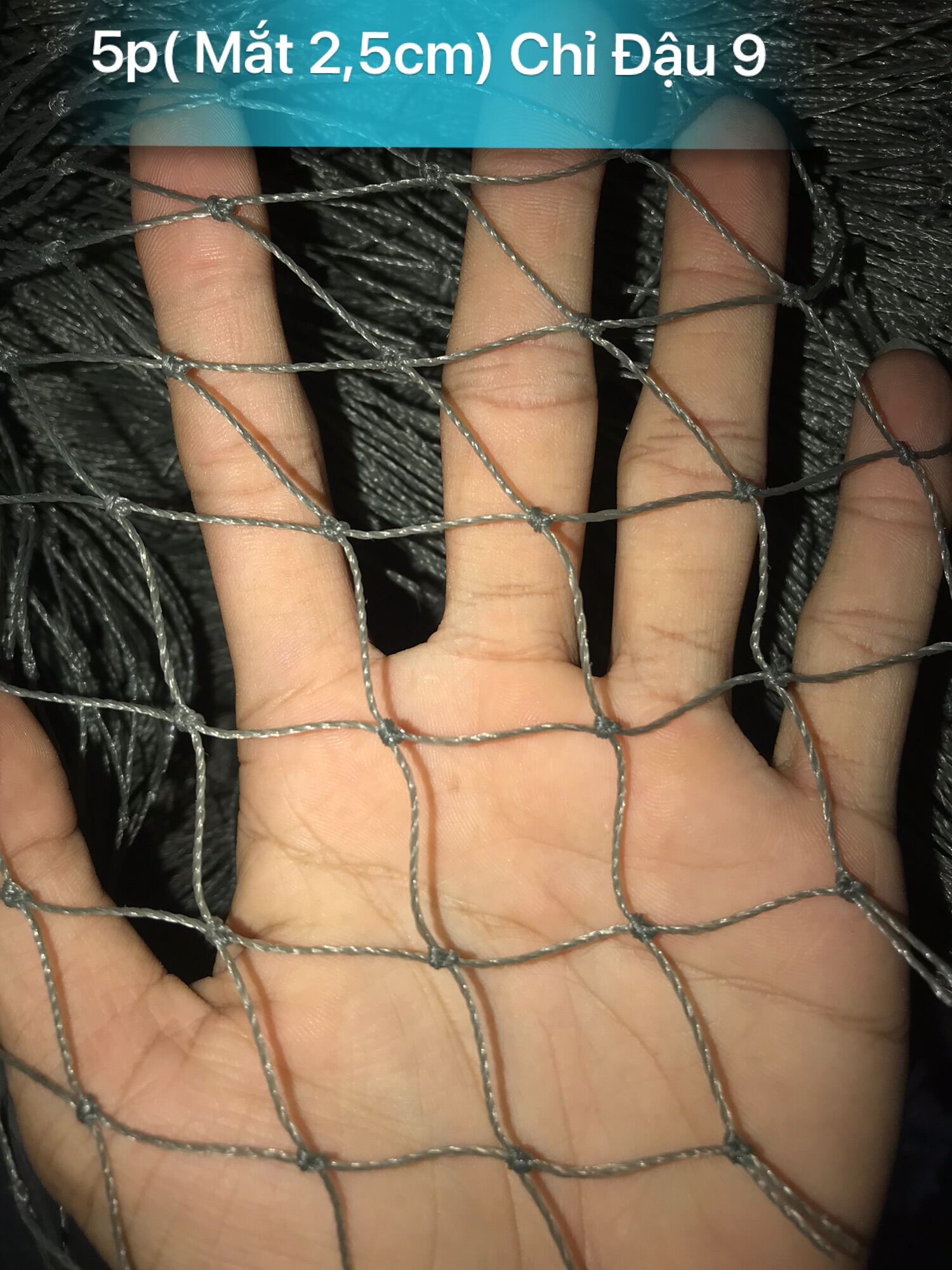 Lưới làm lợp làm lờ cá lưới cào Thái Làm Nò - Lú .chỉ đầu 6 và 9- Lưới gà lưới kétlưới cá (Đơn giá 1