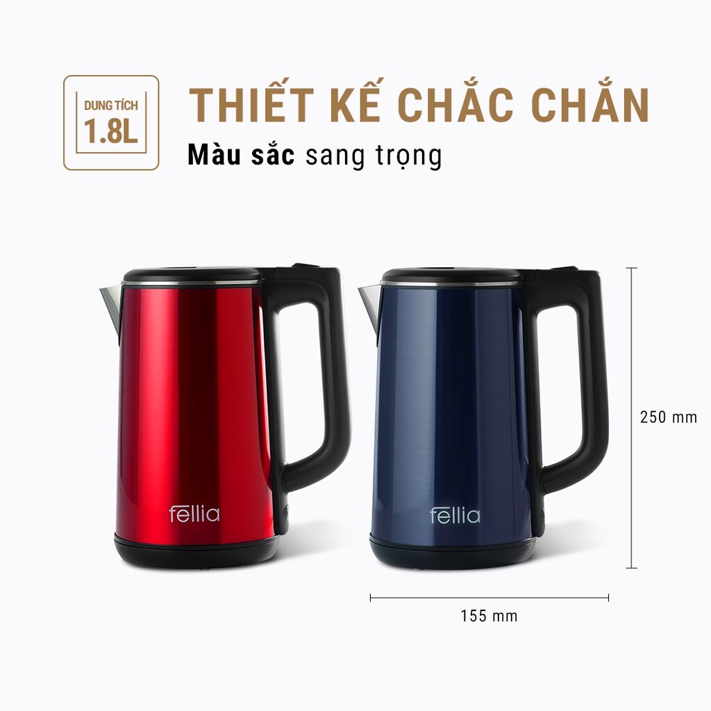 Ấm đun siêu tốc Fellia K161