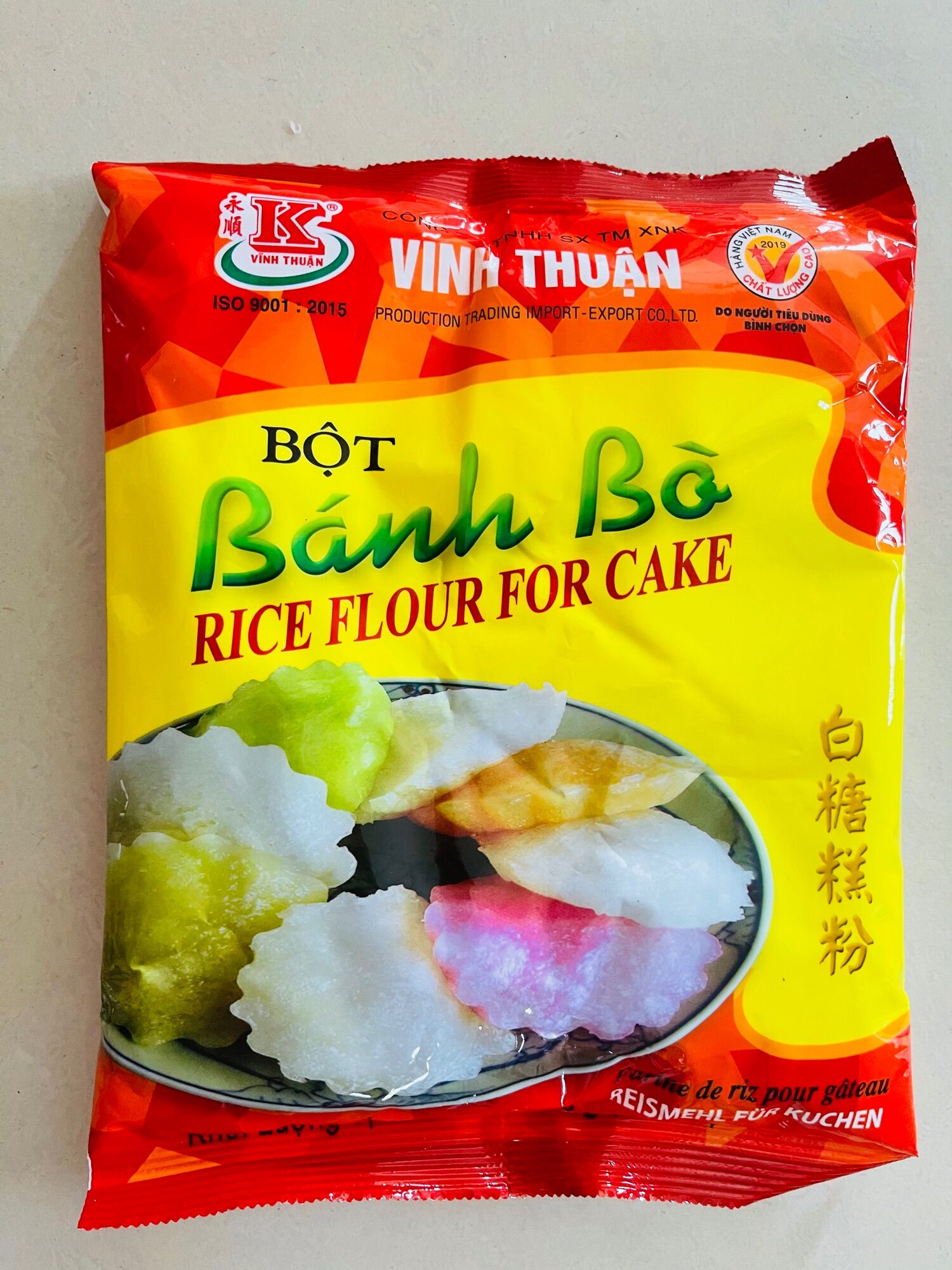 BỘT BÁNH BÒ VĨNH THUẬN LOẠI 400GR