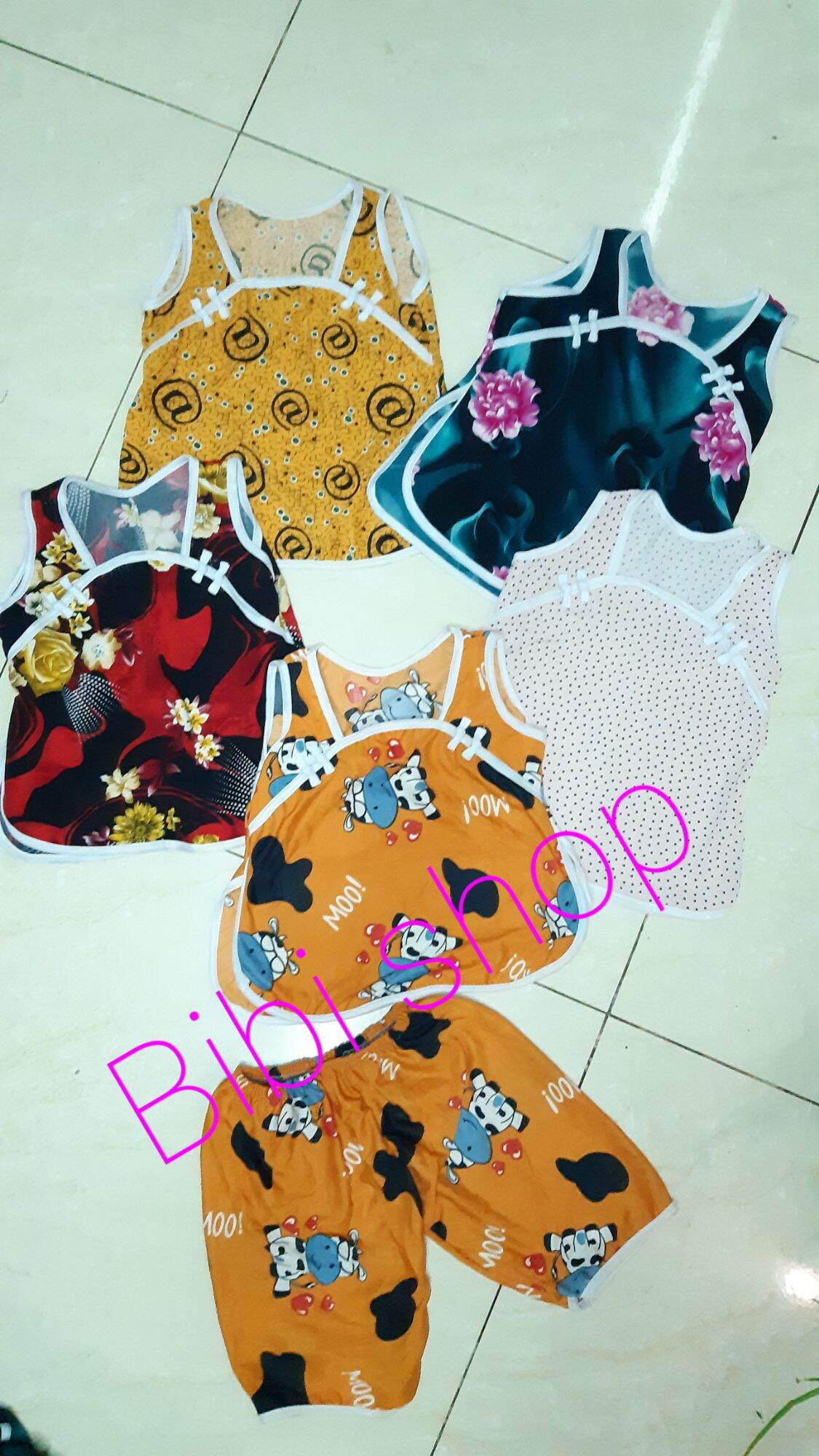 💥sale 5 bộ sẩm trung hoa bé gái 10_15kg, bộ đùi tay ngắn, set hè trẻ em 1_3 tuổi