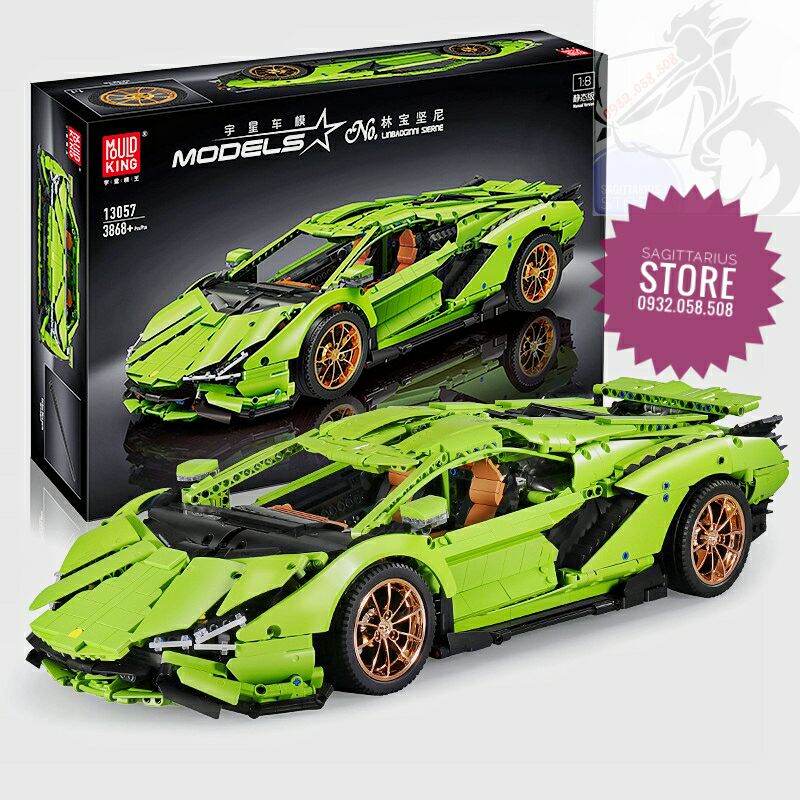 Lego MouldKing 13057 Lắp Ráp Xe Lamboghini Sian ( 3868+ Mảnh )