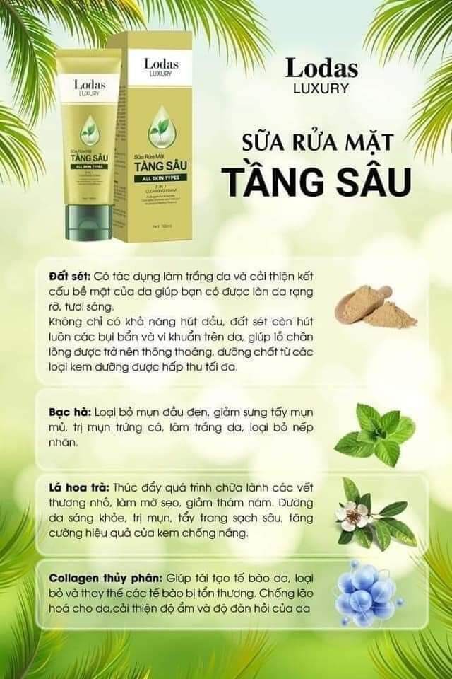 SỮA RỬA MẶT TẦNG SÂU 3IN1
