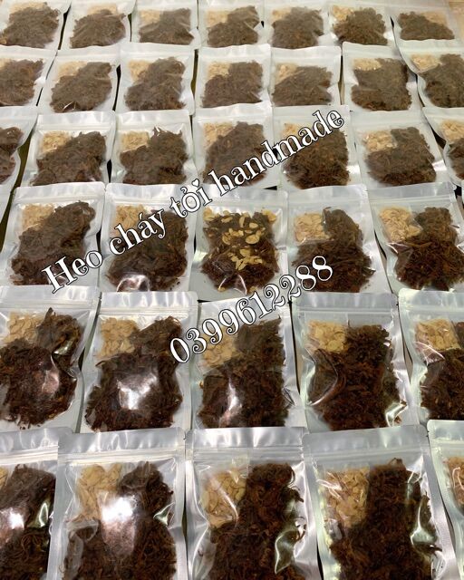 Heo khô cháy tỏi gói 500g