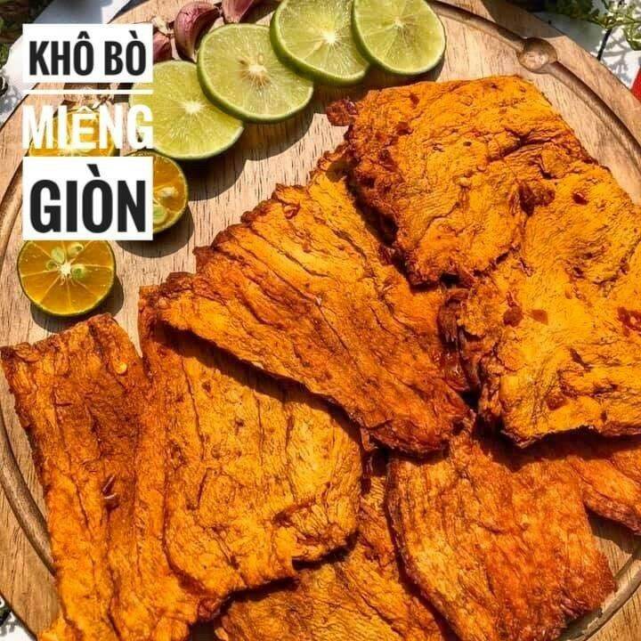 Khô bò giòn miếng lớn 500gr [GIÁ RẺ]