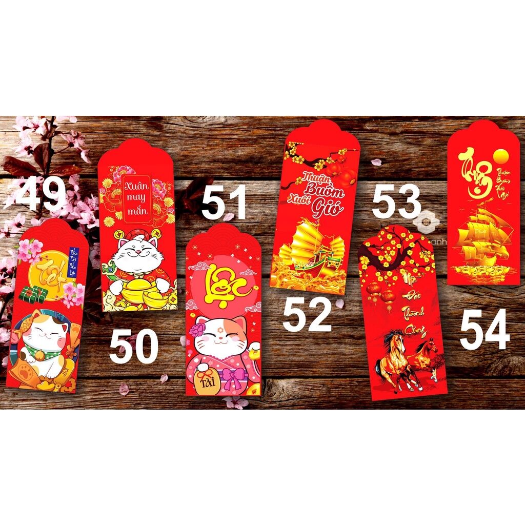 Combo 10 bao lì xì tết 2023