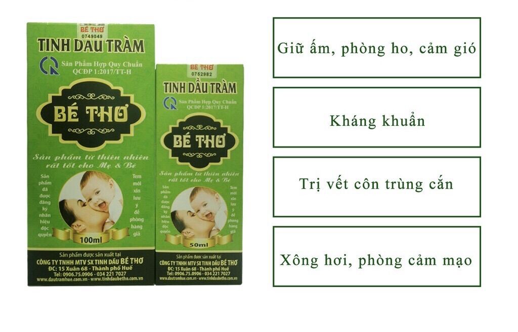 [HCM]Dầu tràm bé thơ 50ml