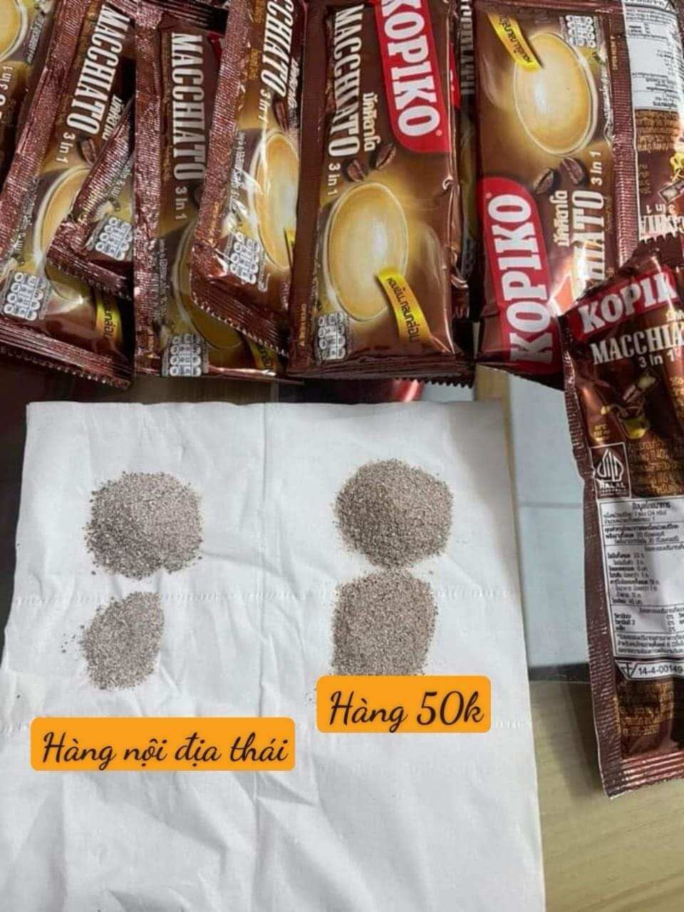 Bịch 20 Gói Cà Phê Kopiko Machiato Thái Lan