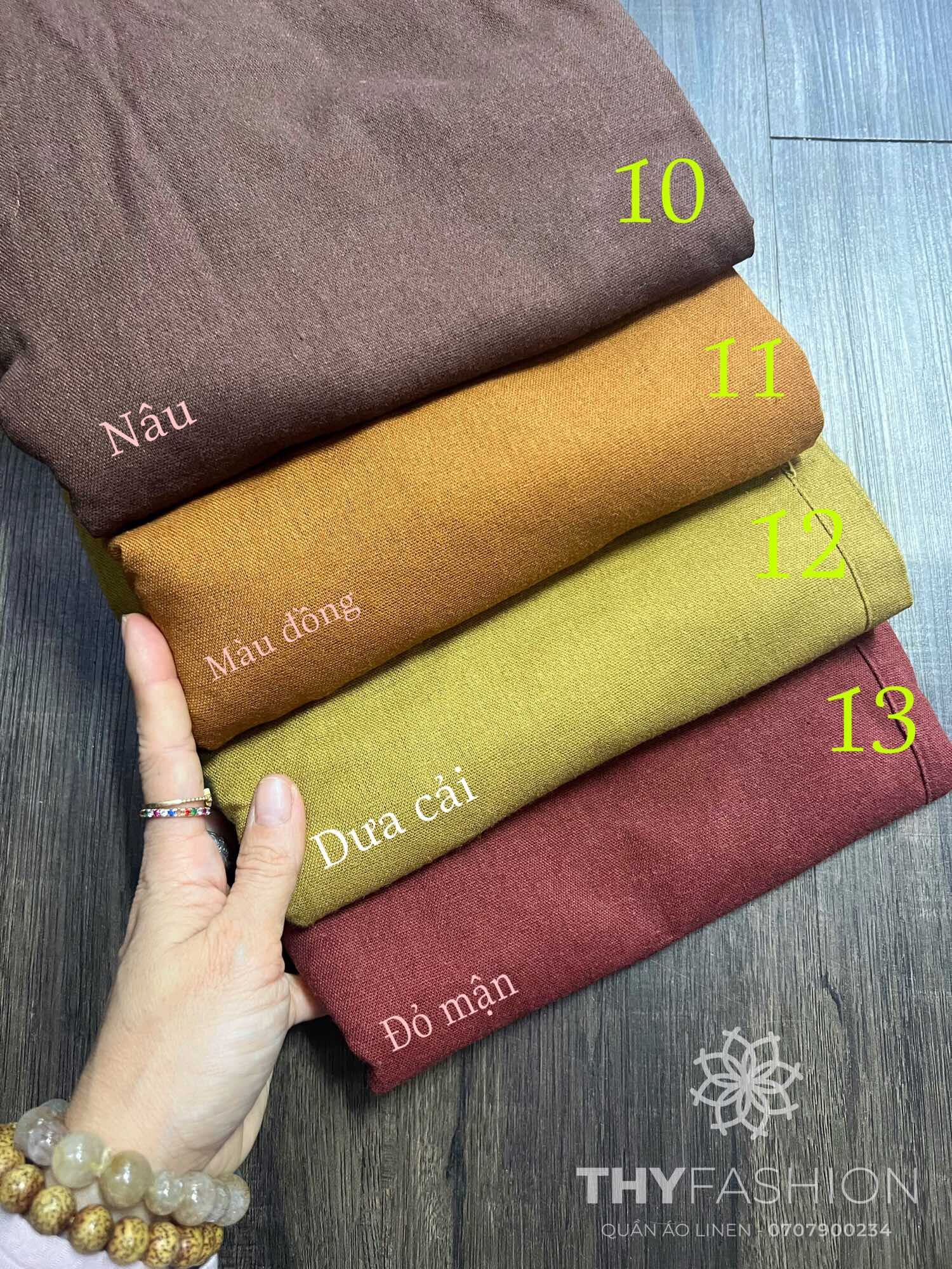 QUẦN LINEN SUÔNG DÂY KÉO - sau lưng thun (47-76kg)