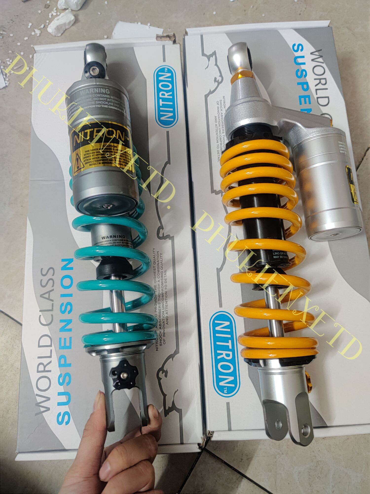 [HCM]Phuộc YSS NITRON bình dầu lắp VARIO MIO SHMODE VISION LEAD