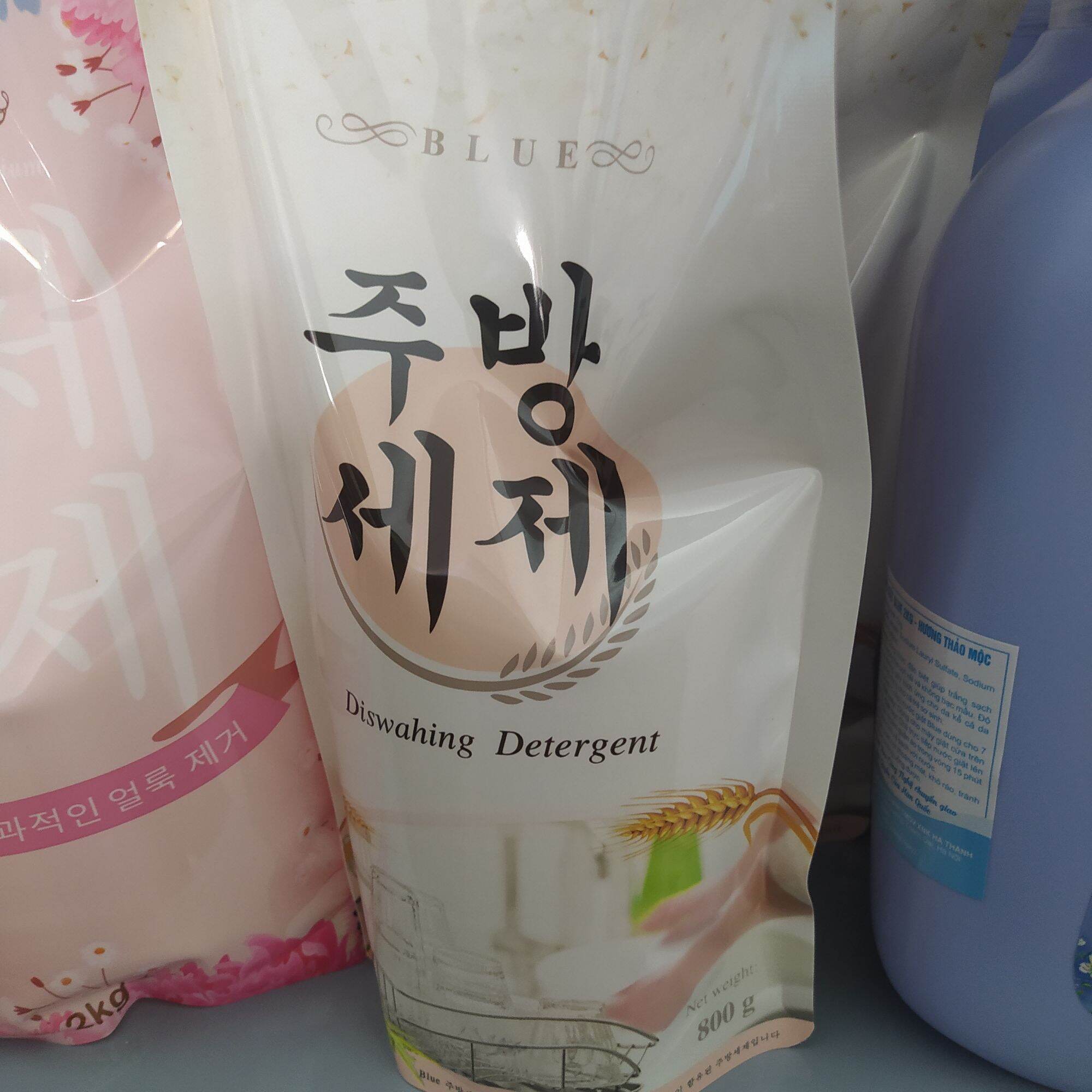 Combo 3 túi Nước rửa chén Blue 800ml