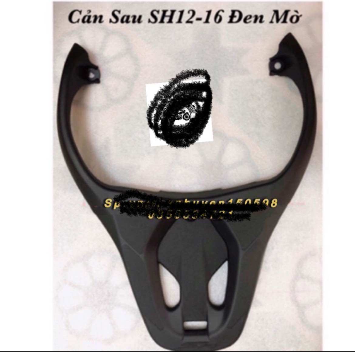 Ốp Cản Sau SH ý , SHVN 2012-2016 Carbon