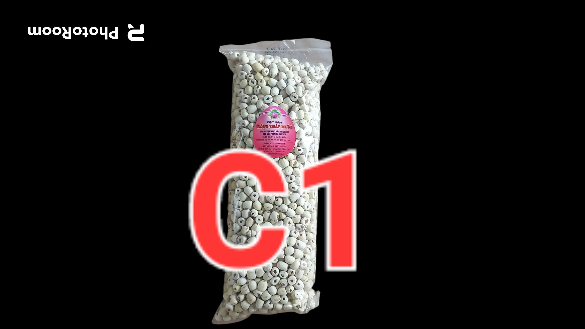 Hạt sen lụa sấy khô 1kg  C1- Chỉ bán loại 1 (Trắng 2 đầu)