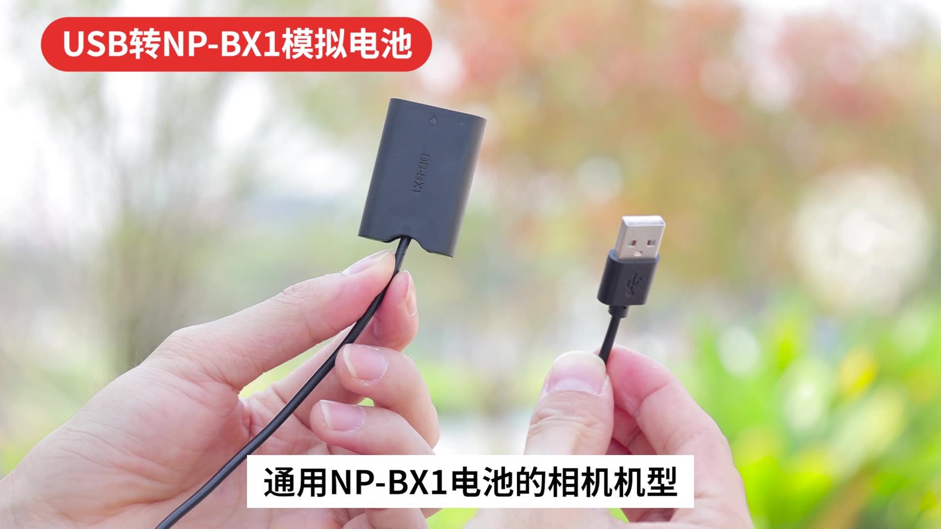 Pin ảo Dummy Battery Sony BX1 cổng USB - hiệu Type C