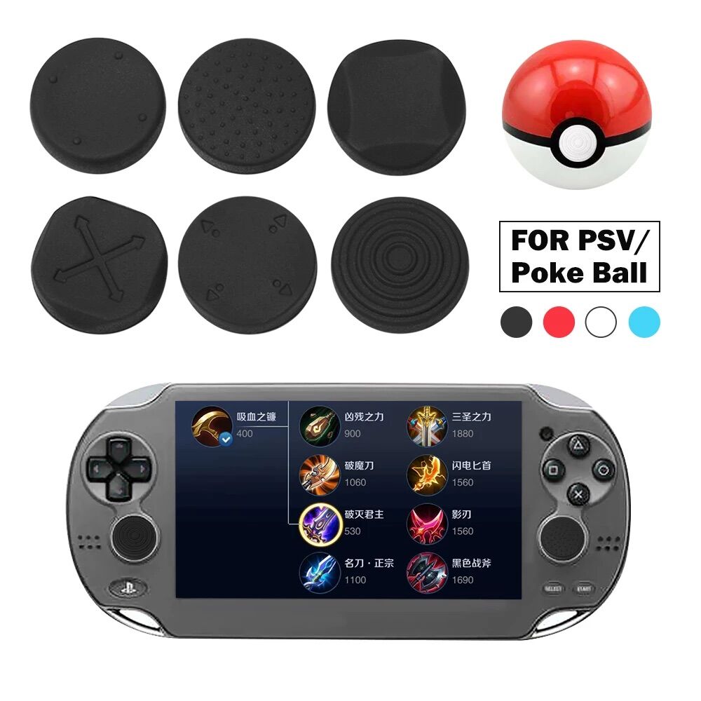 núm bọc cần Psvita PSVITA bọc analog psvita1000 psvita 2000 set 6 cái giao mầu ngẫu nhiên