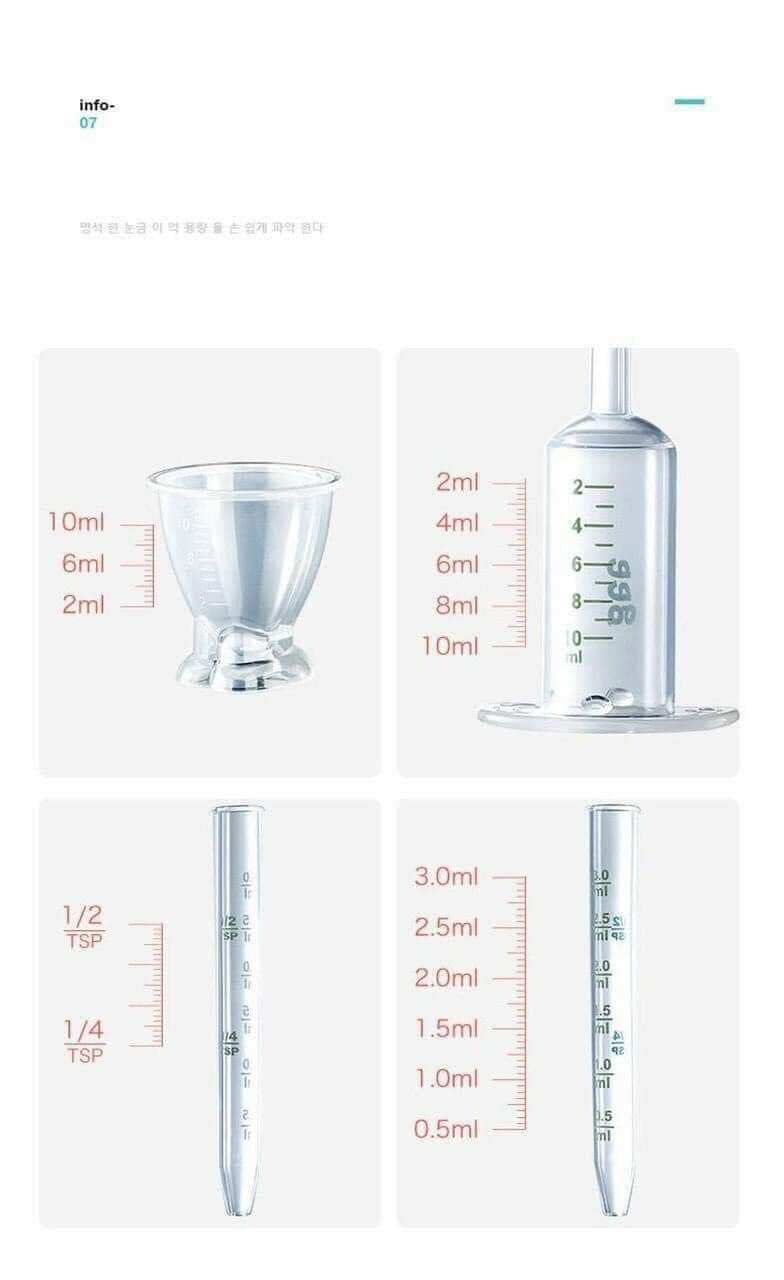 [CHÍNH HÃNG] Set dụng cụ uống thuốc & bón sữa AAG/EMMA