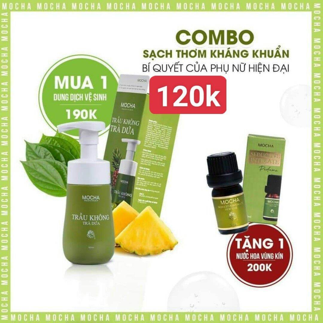 Dung dịch vệ sinh trầu không Mocha