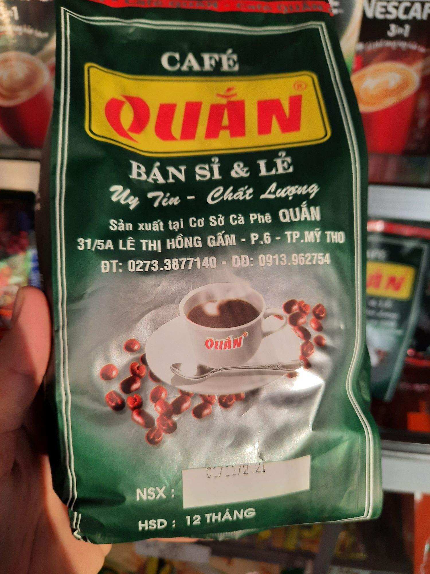 cà phê pha phin quắn goi 500g