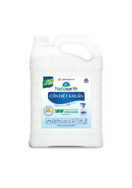Cồn xịt diệt khuẩn ức chế sars-cov2 natuearth plus 3.8 kg