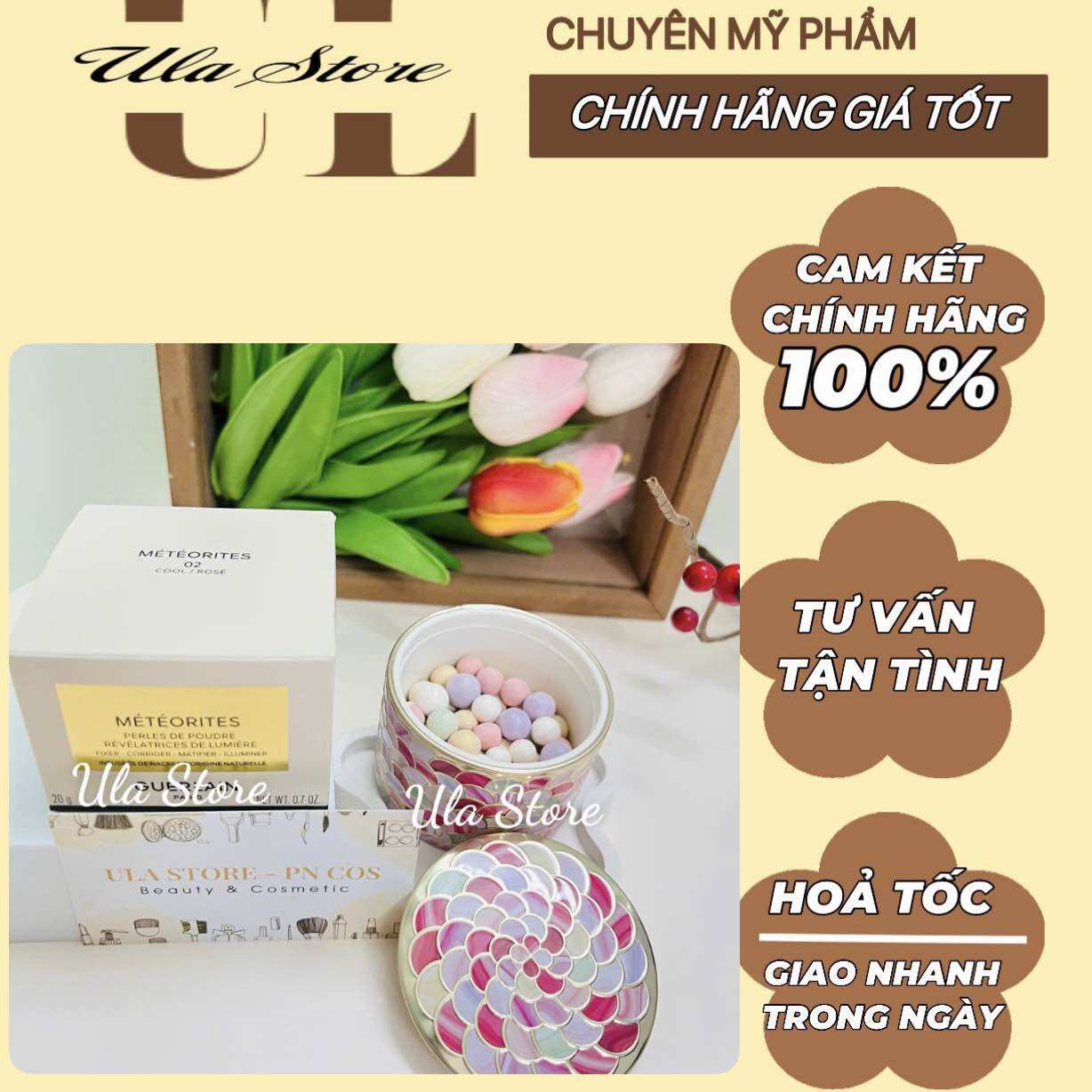 Phấn Phủ Guerlaiin Météorites Highlighting Powder Pearls-Dạng viên Đa Sắc