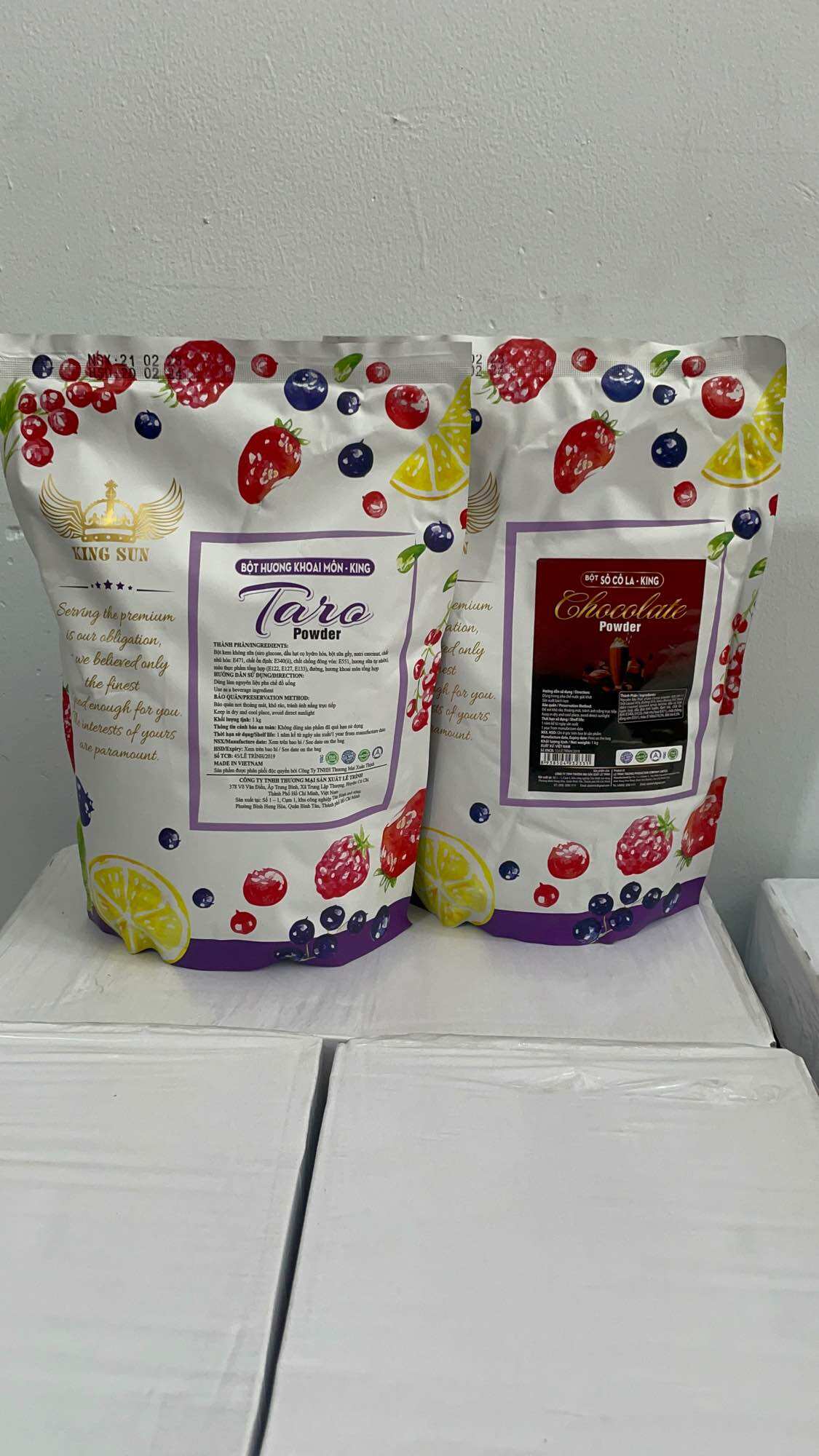 Bột pha trà sữa Khoai Môn, Socola King 1kg