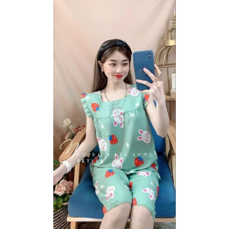 [Sale] Đồ Bộ Lửng Mặc Nhà  - M117