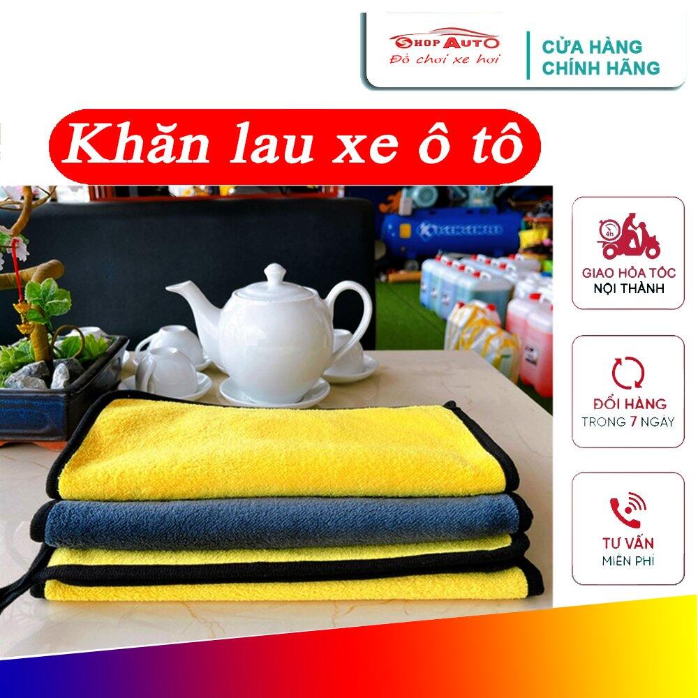 Khăn lau ô tô, khăn lau xe ô tô chuyên dụng siêu mịn cao cấp kích thước 30x30cm
