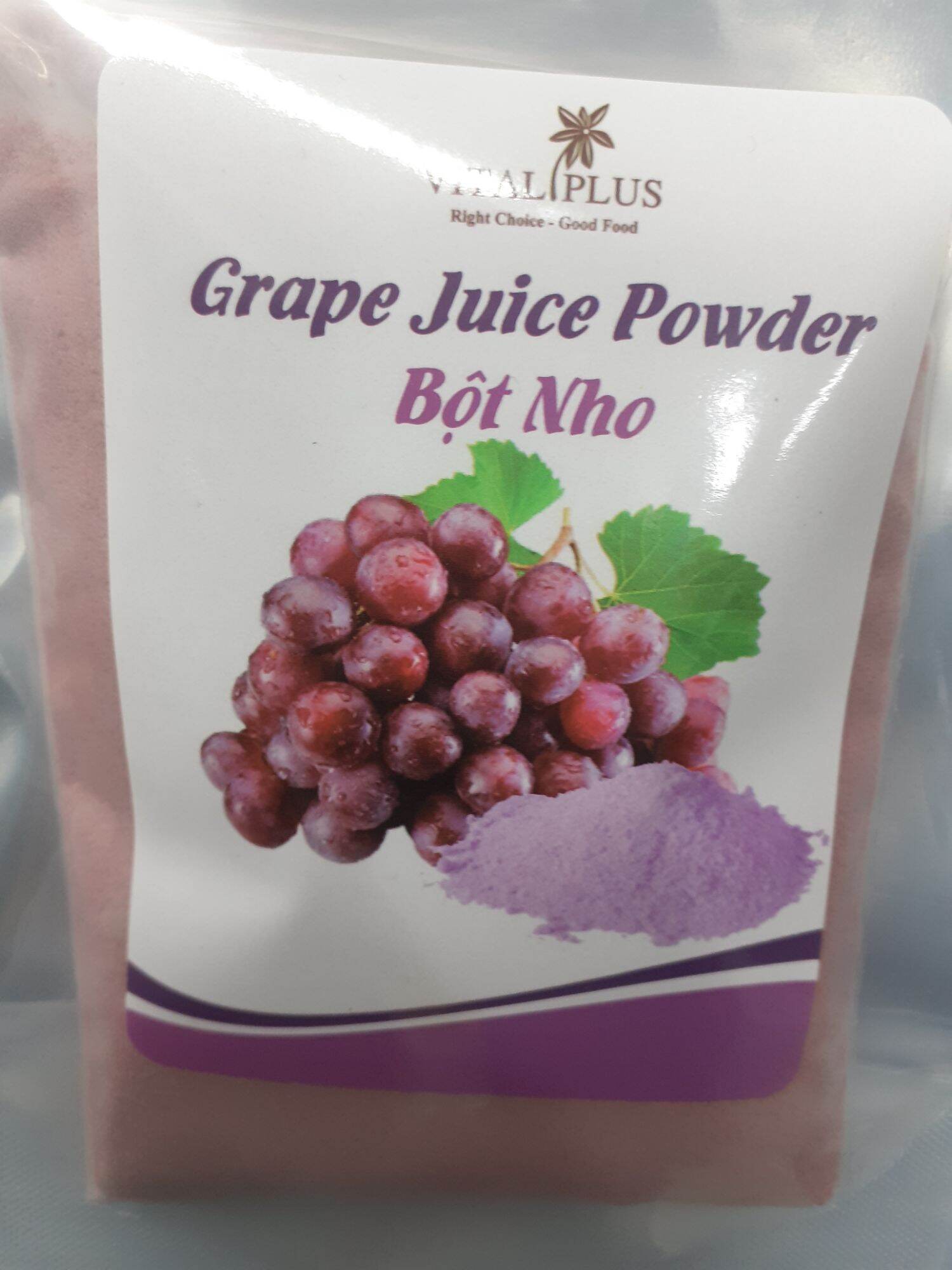 Bột Nho Vital Plus 100gr dùng làm kem, bột làm kem, chế biến đồ uống..